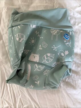NWOT Splash About Kids Mint Animal Print Swim Nappy